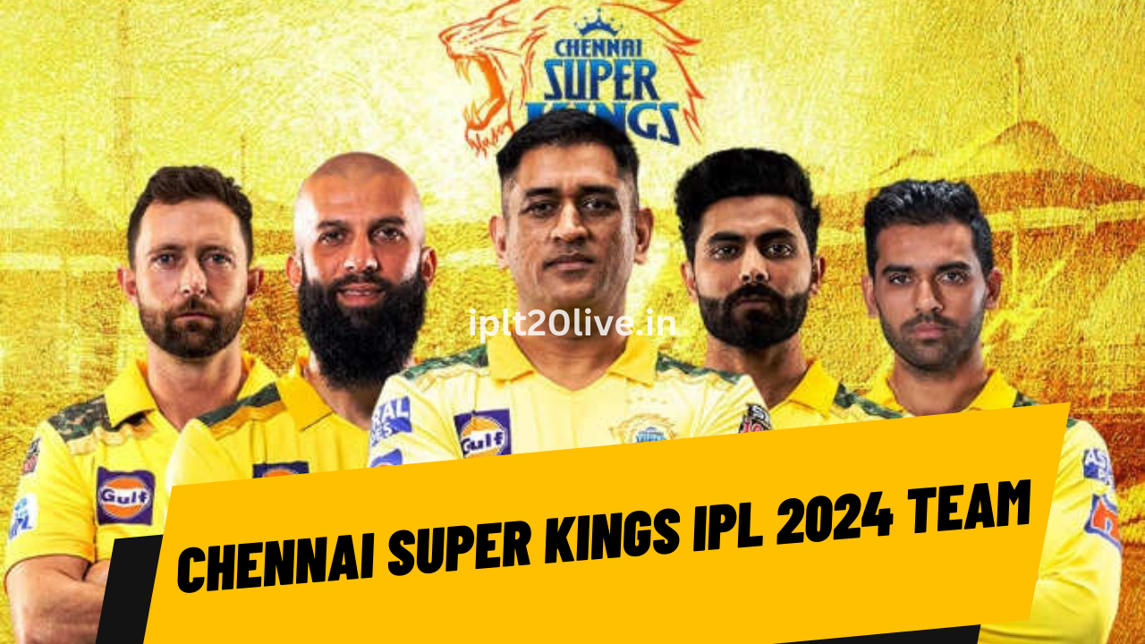 Chennai Super Kings IPL 2024 Squad, Captain, Coach, Retention, Released