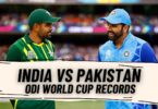 India vs Pakistan ODI World Cup Records [1992-2019]
