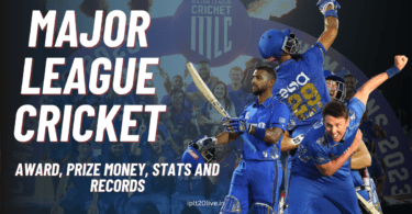 Major league cricket 2023 Awards, Prize Money, Stats and Records