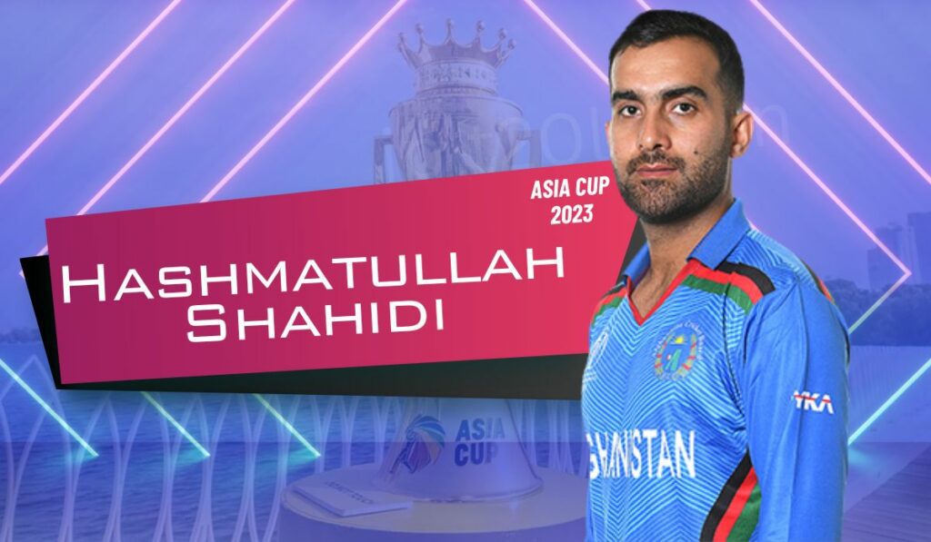 Hashmatullah Shahidi captain of Afganistan team in Asia Cup 2023