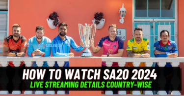 SA20 Live streaming 2024 in india. Live streaming details country- wise
