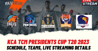 KCA TCM Presidents Cup T20 2023 Schedule, Teams, Live Streaming Details