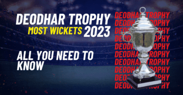 Most Wickets in Deodhar Trophy 2023