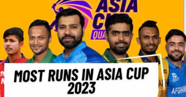 most runs in Asia cup 2023