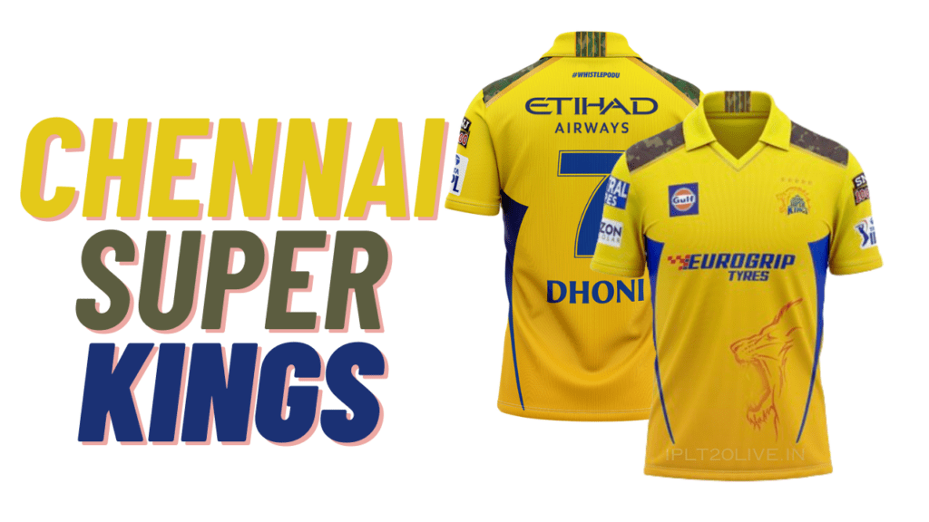 Chennai Super Kings New Jersey 2024 ipl